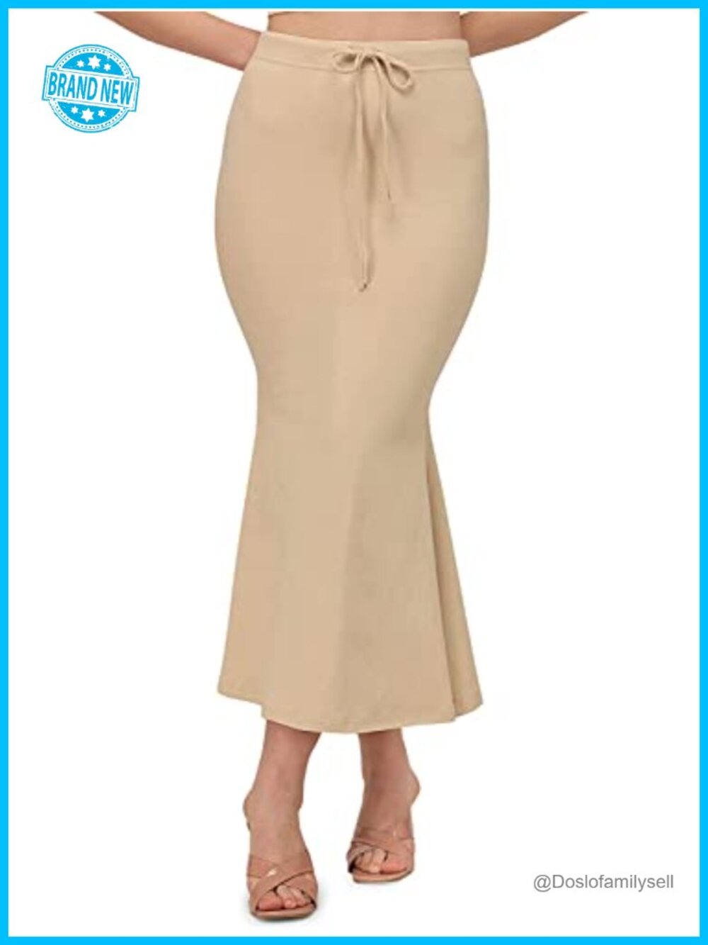Saree Shapewear Petticoat for Women - High Stretch Blended Half Slip